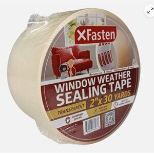 XFasten Transparent Window Weather Sealing Tape 2" x 30 Yards Watertight Sealing